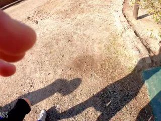 April BigAss – Pee Drinking In Public Park From Argentine screenshot 3