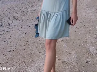 Pissing On A Beach Shell Close Up screenshot 3
