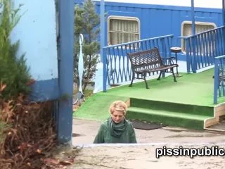 City Center Parks Bring An Unusual View On Hot Peeing Babes screenshot 5