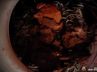 SlutOrgasma – Extreme Disgusting Rotten Food And Shit Smearing screenshot 1