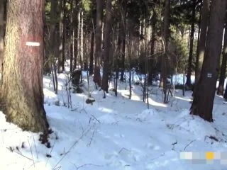 Denims Pulled Down To Pee In The Snow screenshot 7