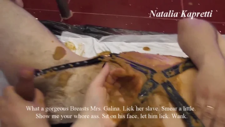 Mistress Preparing Slaves For Scat Party