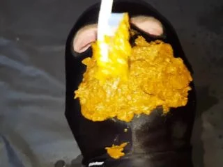 Eating Monster Shit Sausage For The Slave Mouth With Shit screenshot 7