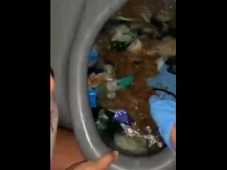 Portapottyqueen – Gagging While Tasting Strangers Shit In Portapotty screenshot 6