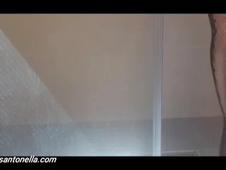 Teasing With Caviar In Sexy Latex Dress screenshot 2