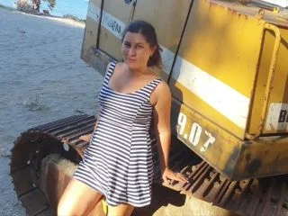 Busty SailorGirl Pissed On A Tractor screenshot 7