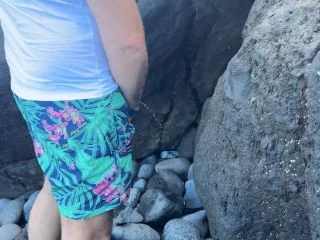 Stranger Girl Helping To Pee Guy At The Public screenshot 7