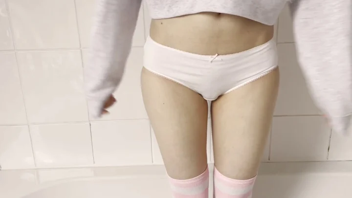 Wet Her Panties Pee Holding Desperation