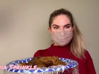 Sophia Sprinkle – Toilet POV – Slave Self-Feed JOI screenshot 6