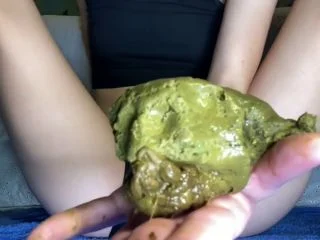 Sexandcandy18 – Young Bitch Pooping Lick Shit And Smear screenshot 4