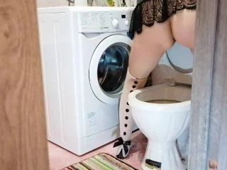 ModelNatalya94 – Toilet Slave Licks The Toilet screenshot 1