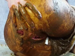 AnnaCoprofield – White Shorts And Smearing screenshot 7