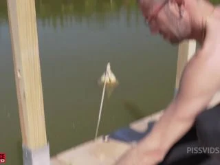Betty Gets A Hard Anal Fuck And Pee From A Worker screenshot 1