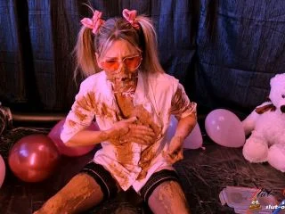 Scat-Slut Celeste – Scat Slut-Orgasma Celeste Cum And Play With Me In Shit screenshot 4