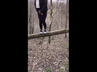 A Horny Latvian Girl Is Looking For A Place To Pee With A Big Stream Of Urine screenshot 5