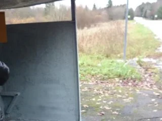 Brown Wife – Extreme – Shiting At The Public Bus Stop screenshot 7