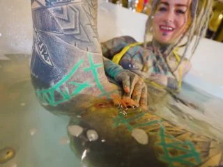Anuskatzz – Badewanne Spiele – Anal Bis Ich Squirte screenshot 3