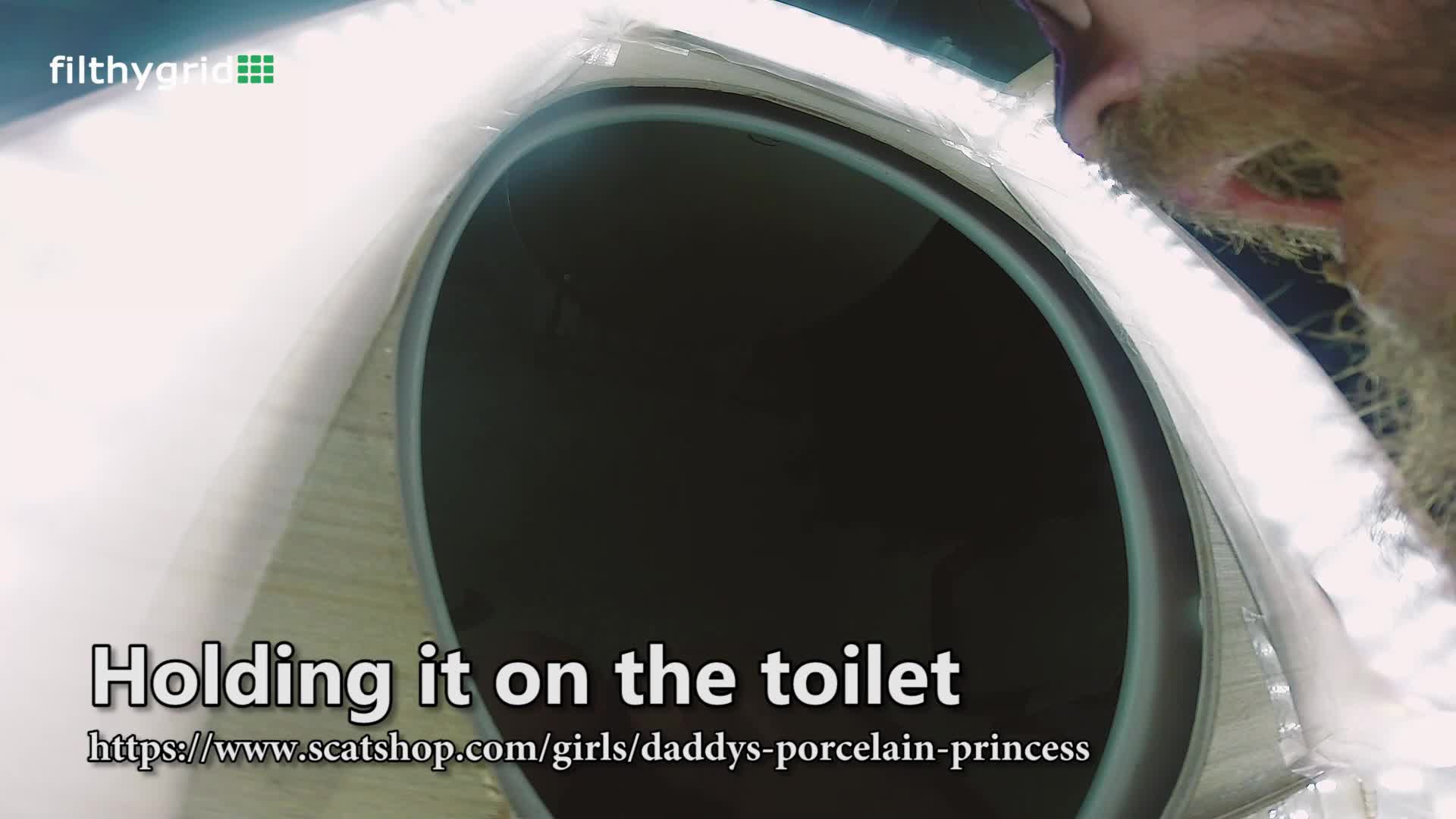 Holding It On The Toilet