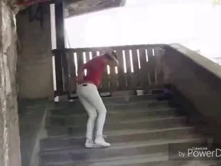 Public Russian Girl Nude Flashing Pissing screenshot 2