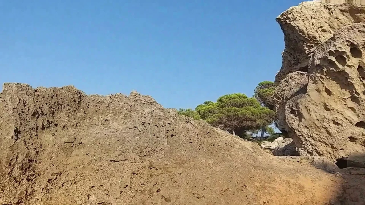 Totaly Naked PEE On NUDIST Beach Nudism On The Rocky Beach Outside City