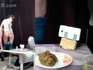 MilanaSmelly – 2 Mistresses Cooked A Delicious Shit Breakfast For A Slave screenshot 1