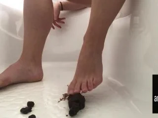 Foot Smearing Scenario JOI For Toilet Slaves screenshot 6