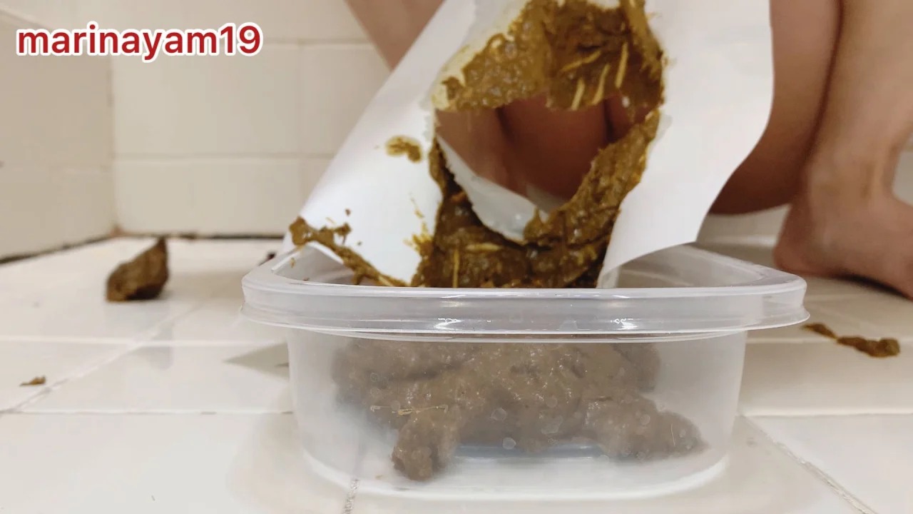 Marinayam19 – Diarrhea Collection Into Container