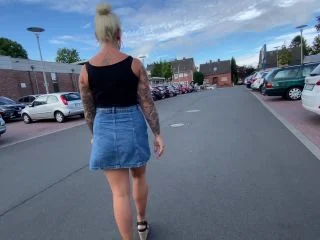Devil Sophie – Mega Public In The Shopping Carts Shit And Filthy Horny screenshot 4