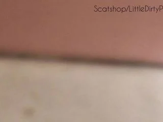 LittleDirtyPrincess – Big Thick Poop And Bright Yellow Pee In A Bowl screenshot 5