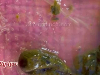 Smutty Luce – Squeezing Out Bubbly Shit Creampie screenshot 6