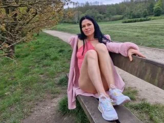 Nicky Brill No Panties In Public Park And Pissing screenshot 3