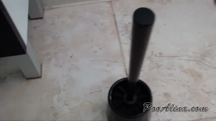 PooAlina – Toilet Slave Eats Alinas Morning Diarrhea