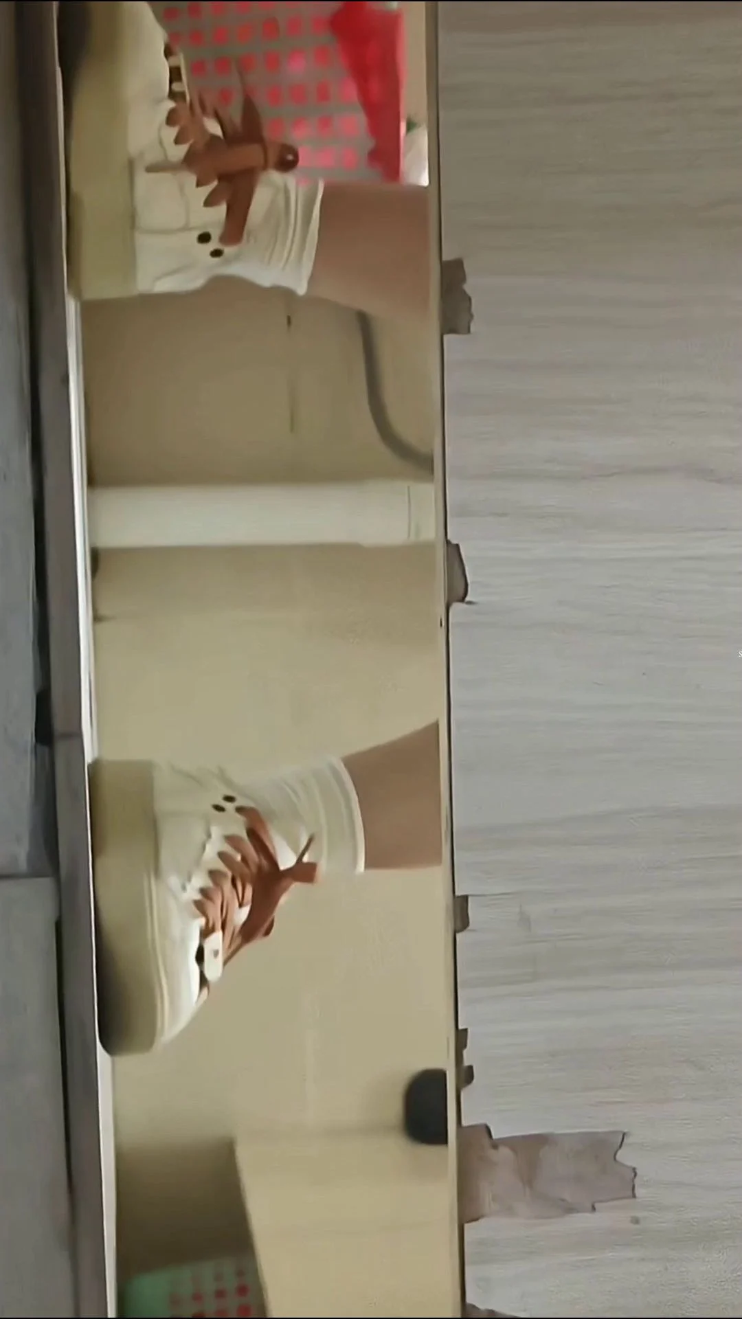Peeing While Shopping On A Pedestrian Street