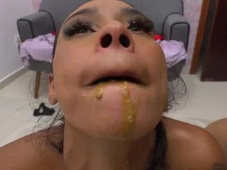 Swallowing All Scat – Nathaly – Janaina Slave screenshot 6