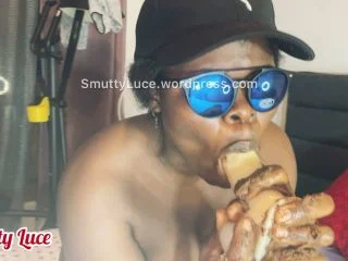 Smutty Luce – INSANE SHITTY BLOWJOB – Deepthroat – Shit Smearing screenshot 5
