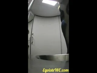 Russian Girls Pee In The Toilet Of The Train screenshot 7