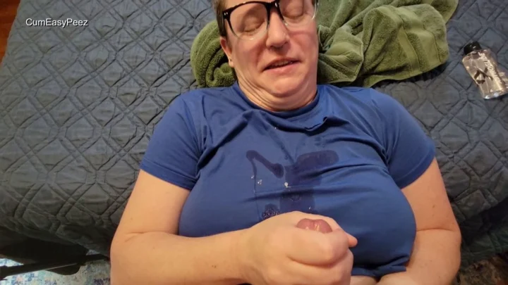 CumEasyPeez Cum And Piss All Over Her