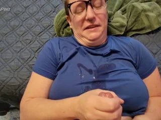 CumEasyPeez Cum And Piss All Over Her screenshot 5