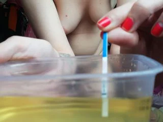 Cuteblonde666 – Pissing With Pregnancy Test screenshot 6
