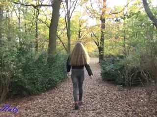 Public In Berlin With Sexynaty screenshot 1