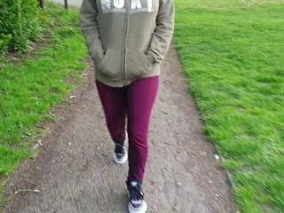 Public Wetting And Spending A Whole Day In Wet Leggings screenshot 5