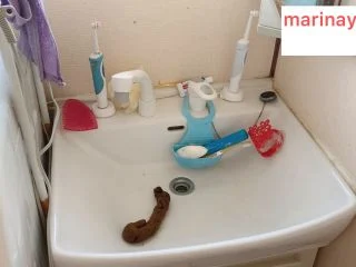 Marinayam19 – Huge Shit Left In The Sink screenshot 7