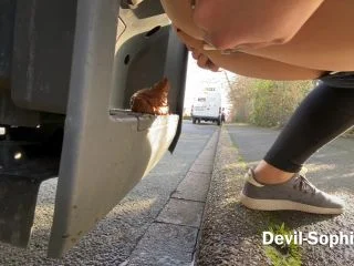 DevilSophie – OMG – How Does The Shit Get Onto The Truck Running Board screenshot 4