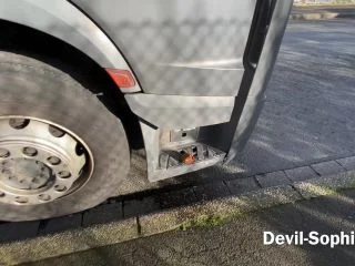 DevilSophie – OMG – How Does The Shit Get Onto The Truck Running Board screenshot 5