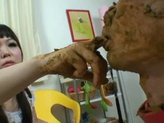 Fetidistrojp – Dominatrix Feeds Human Pet With SHIT screenshot 6
