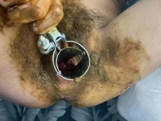 P00girl – Piss Enema And Shit Play With Hairy Pussy screenshot 6