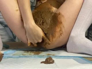 P00girl – Piss Enema And Shit Play With Hairy Pussy screenshot 7