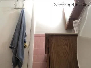 LittleDirtyPrincess – Two Thick Poops That Stretch My Hole Nice And Wide screenshot 2