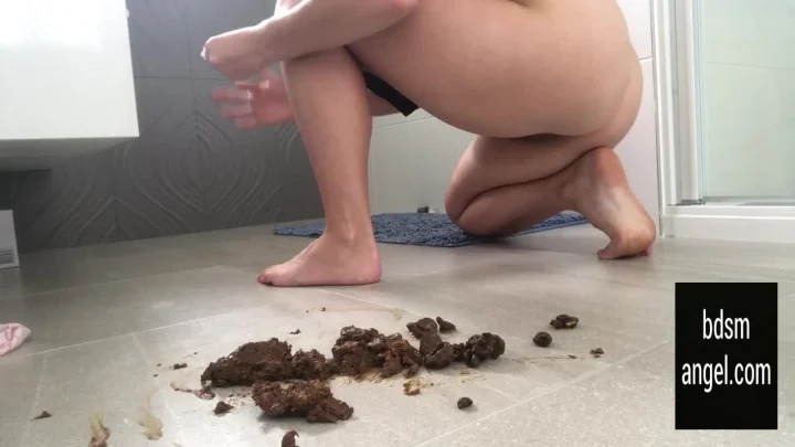 Busting To Go At Work With Clean Up