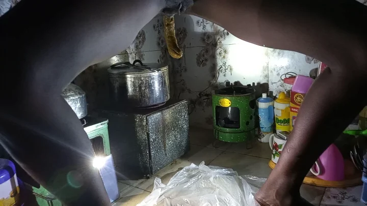 Pinky Prada Kitchen Shit At Night